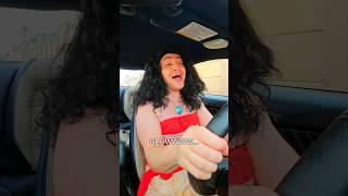If DISNEY CHARACTERS Had To DRIVE A CAR (part 4) #shorts 