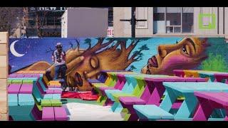 SHALAK ATTACK makes a mural on Gripblock!