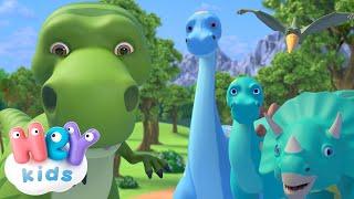 Here Come the Dinosaurs + A Ram Sam Sam and More Kids Songs Karaoke !  Hey Kids Nursery Rhymes