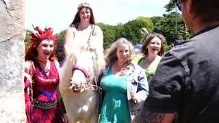 Fairy Ring opening circle with Karen Kay at 3 Wishes Fairy Festival