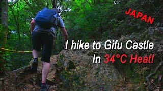 Hiking in Japan to see Gifu Castle