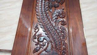 Wooden main door annaparavai wood craving design | Thakkolam Tamilarasu | Royal Wood Polish Work