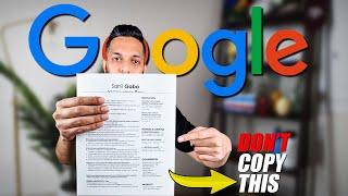 The Resume That Got Me Into Google