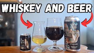 When Beer Meets Whiskey! || Two Stacks “Stacked” Whiskey and Beer REVIEW