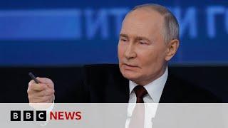 Putin challenged on his 25-year rule of Russia | BBC News