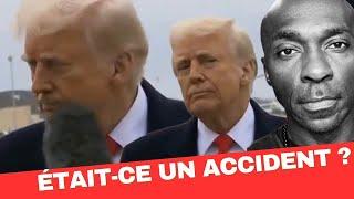 Trump touché au visage par le micro d'un reporter- Il s'est rendu à Mar-A-Lago avec Musk et son fils