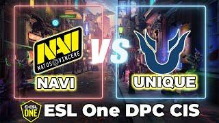 [ DOTA 2 LIVE ] NAVI VS UNIQUE | DPC CIS 2021 S2 English Cast BO3