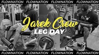 Leg Day Workout for Body Builder -  Body Builder Vlog with Jarek Crew