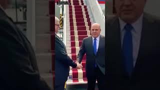 Russian PM Mishustin arrives in Tehran, to meet Iran's President Pezeshkia