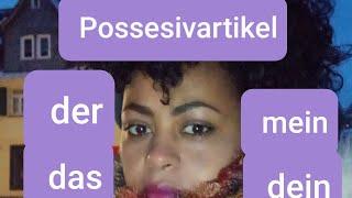 German - Amharic | possesive artikel|