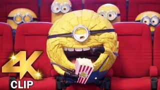 DESPICABLE ME 4 "Mega Minions Fight For Popcorn" Short Film + Trailer (4K ULTRA HD) 2024