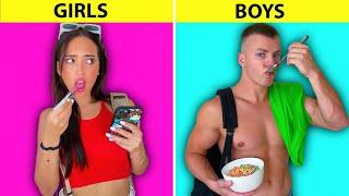 GIRLS vs BOYS Back To School Morning Routine!