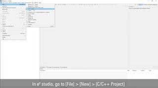 How to Create a Smart Configurator Project in e² studio