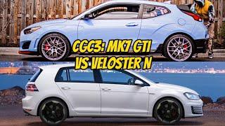 MK7 GTI vs Veloster N  (CGC:3) #velostern #elantran #car #6mt #hothatch #carreview