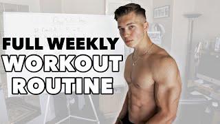 A FULL WEEK OF WORKOUTS (EXPLAINED) | Build Muscle & Get Strong | My Weekly Workout Routine