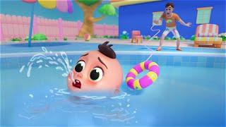 Las reglas de seguridad en la piscina con Baby Berry | Canciones educativas de verano para niños