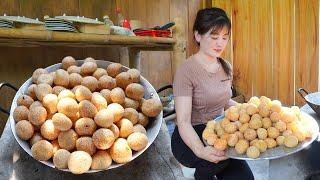 How To Make Doughnuts and Bring Doughnuts Goes To Market Sell | My Bushcraft / Nhất