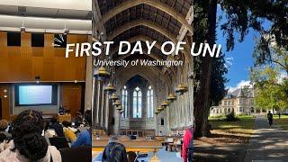 first day of school | University of Washington