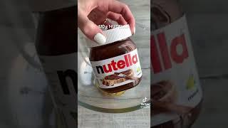 How To Make Nutella Soufflé @fitwaffle #shorts #recipe