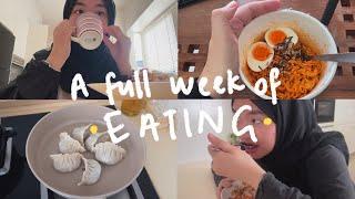 *realistic* what i eat in a week, homemade meals, a break from eating out  | malaysia food vlog