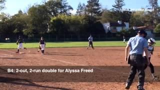 Video highlights of @DrakeAthletics' win over Redwood. #MarinSoftball