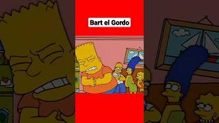 Bart se pone bien gordo #shorts