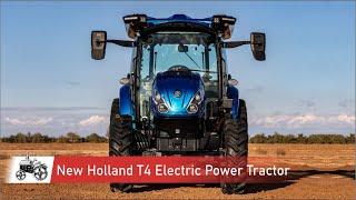 New Holland T4 Electric Power Autonomous Tractor