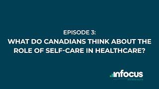 What do Canadians think about the role of self-care in healthcare?