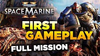 SPACE MARINE 2 - HIVE CITY XENOS INVASION  - FIRST GAMEPLAY 4K | Warhammer 40,000