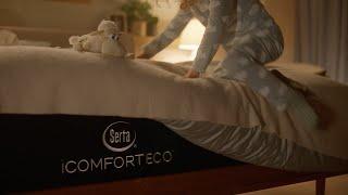 Introducing iComfortECO. Serta-fied Comfort, Easier on the Earth.