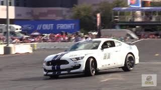 SEMA 2017: Ford Out Front drifts a field of 2018 Mustang GT350s in Vegas