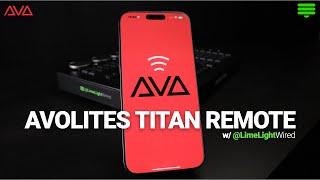 The Avolites Titan Remote, What You Need To Know