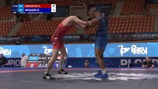 1/2 FS - 62 kg: A. NURADILOV (KAZ) v. M. MOHAMED (EGY)