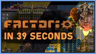 Factorio in 39 seconds #Factorio #Shorts