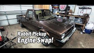 FULLY Restored Rabbit Pickup in for an Engine Swap!