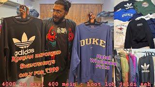 Korean Imported Surplus Sweatshirts | Only for ₹399 | Winter Collection | 90% off | 69Thrifts