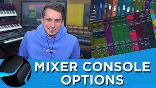 Mixer Options and Layouts in Studio One