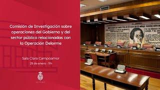 Comisión de Investigación trama Delorme - 29 de enero de 2025 - 11 horas