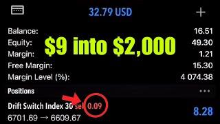 I raised $9 into $2,000  | for beginners