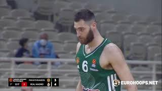 Panathinaikos OPAP Athens - Real Madrid 87-86: Giorgos Papagiannis (18 pts, 10 reb, 5 blk)