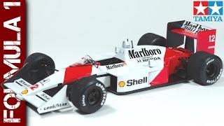 Building Ayrton Senna's McLaren MP4/4 1988 F1 car (Tamiya 1/20 scale model kit)