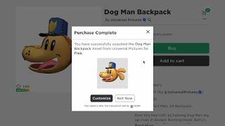 Sniped Dog Man Backpack Version 2 in Shop