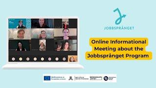 Unlock Career Opportunities in Sweden | Webinar on the Jobbsprånget program