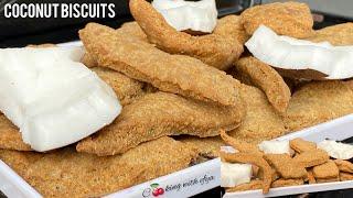 How to make Ghana  COCONUT BISCUITS | POLOO RECIPE | How to make POLOO | Coconut Biscuits recipe