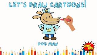 How To Draw Dog Man | Drawing Tutorial for Kids