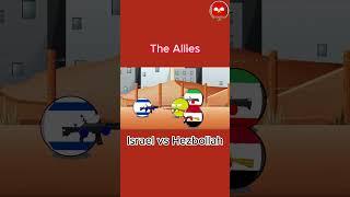Allies Israel and Hezbollah #countryballs #israel #iran #usa #uk