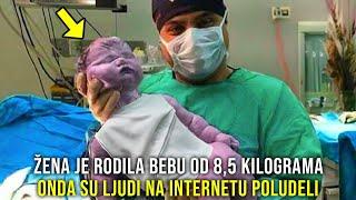 ŽENA JE RODILA BEBU OD 8,5 KILOGRAMA, ONDA SU LJUDI NA INTERNETU POLUDELI