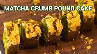 말차크럼블파운드케이크 만들기 MATCHA CRUMBLE POUND CAKE recipe 녹차파운드 Green Tea Pound