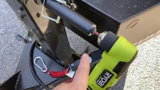 Ryobi drill powered trailer jack