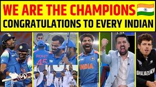 INDIA WON THE CHAMPIONS TROPHY, DIL JEET LIYA ROHIT SHARMA | INDIA CRUSHED NEW ZEALAND